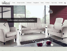 Tablet Screenshot of fagus-nabytek.cz